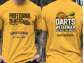 Personalised Darts Weekender Tee | Professional 26 Hitter | Shirt Dress Loud