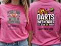 Personalised Darts Weekender Tee | Ally Pally Stag Do World Champion | Shirt Dress Loud