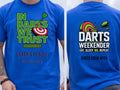 Personalised Darts Weekender Tee | Ally Pally In Darts We Trust | Shirt Dress Loud