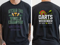 Personalised Darts Weekender Tee | Ally Pally Stag Do World Champion | Shirt Dress Loud