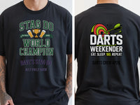 Personalised Darts Weekender Tee | Ally Pally Stag Do World Champion | Shirt Dress Loud