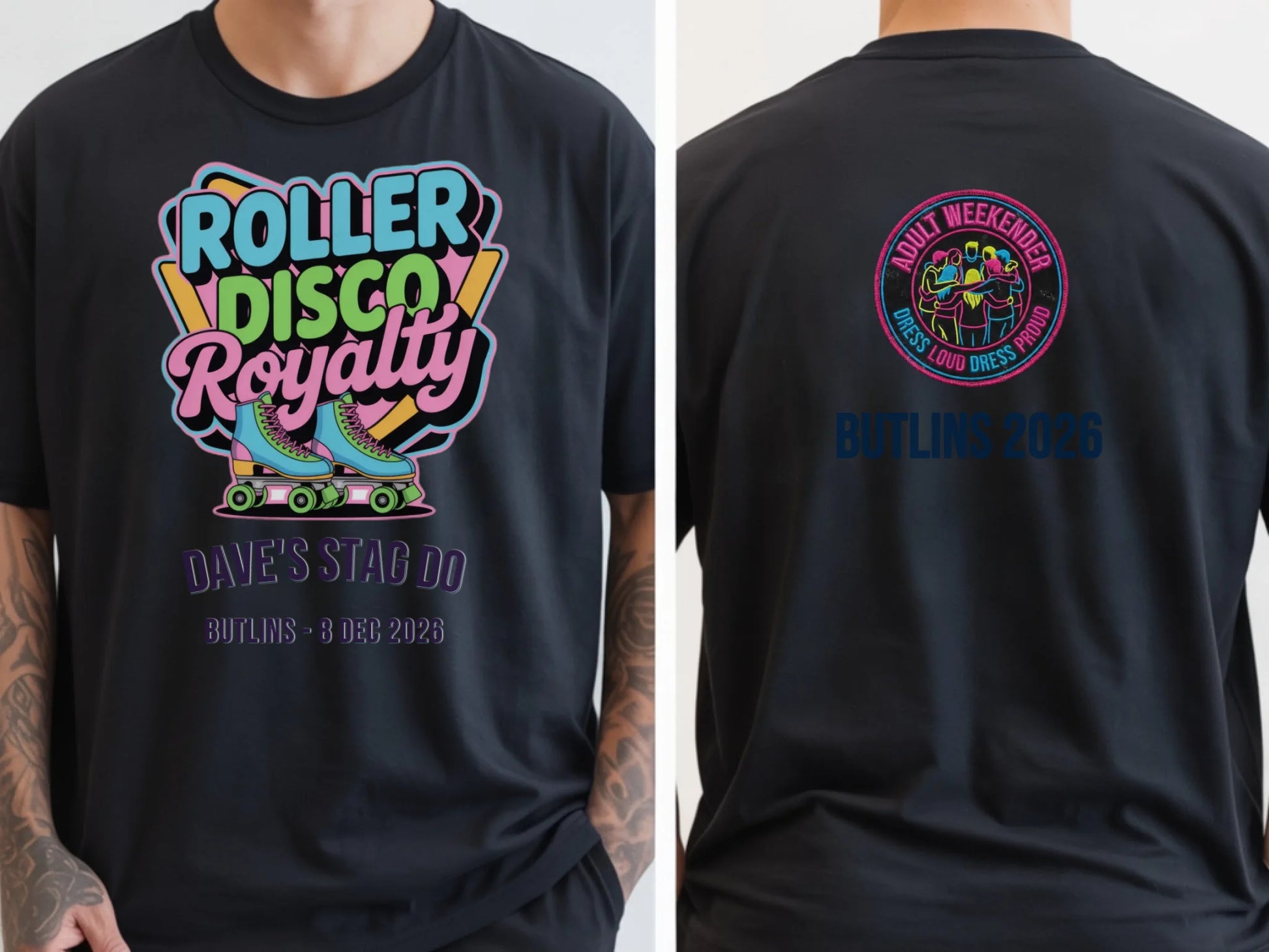 1. Gildan 64000 Black T-Shirt Mockup,Mens G640 Tshirt Mock-up