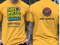 Personalised Country Weekender Unisex Tee | Save Water Drink Whiskey | Shirt Dress Loud