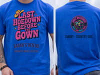 Personalised Country Weekender Unisex Tee | Last Hoedown before the gown HEN | Shirt Dress Loud