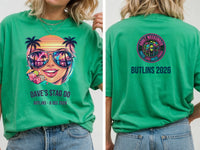 Personalised Ultimate '80s Big Weekender Tee | Custom Miami Vice Event Shirt Dress Loud