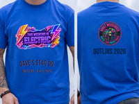 Personalised Ultimate '80s Big Weekender Tee | Custom This Weekend is Electric Event Shirt Dress Loud