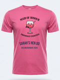 Personalised Weekender Unisex Tee | Maid of Honour Emotionally Exhausted | Hen Shirt Dress Loud