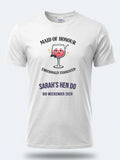 Personalised Weekender Unisex Tee | Maid of Honour Emotionally Exhausted | Hen Shirt Dress Loud