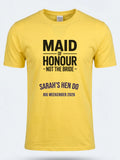Personalised Weekender Unisex Tee | Maid of Honour Not the Bride | Hen Shirt Dress Loud