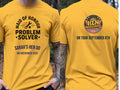 Personalised Weekender Unisex Tee | Maid of Honour Problem Solver | Hen Shirt Dress Loud