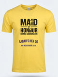 Personalised Weekender Unisex Tee | Maid of Honour Drinks Coordinator | Hen Shirt Dress Loud