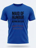 Personalised Weekender Unisex Tee | Maid of Honour Keeping her Alive | Hen Shirt Dress Loud