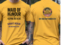 Personalised Weekender Unisex Tee | Maid of Honour Keeping her Alive | Hen Shirt Dress Loud