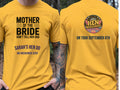 Personalised Weekender Unisex Tee | Mother of the Bride Don't tell her Dad | Hen Shirt Dress Loud