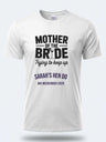 Personalised Weekender Unisex Tee – Mother of the Bride Trying to Keep up