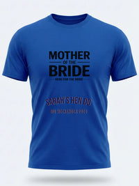 Personalised Weekender Unisex Tee | Mother of the Bride Here for the bride | Hen Shirt Dress Loud