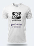 Personalised Weekender Unisex Tee | Mother of the Groom Trying not to interfere | Hen Shirt Dress Loud