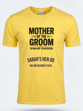 Personalised Weekender Unisex Tee | Mother of the Groom Trying not to interfere | Hen Shirt Dress Loud