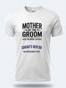 Personalised Weekender Unisex Tee – Mother of the Groom Here for Moral Support