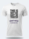 Personalised Weekender Unisex Tee – Bride Tribe This is why we can't be trusted