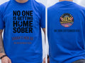 Personalised Weekender Unisex Tee | Bride Tribe Noone is getting home sober | Hen Shirt Dress Loud