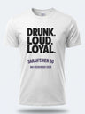 Personalised Weekender Unisex Tee – Bride Tribe – Drunk Loyal Loud