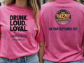 Personalised Weekender Unisex Tee | Bride Tribe | Drunk Loyal Loud | Hen Shirt Dress Loud