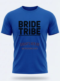 Personalised Weekender Unisex Tee | Bride Tribe |  Hen Shirt Dress Loud