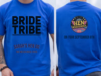 Personalised Weekender Unisex Tee | Bride Tribe |  Hen Shirt Dress Loud