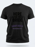 Personalised Weekender Unisex Tee | Bride Tribe | Here for the Bride | Hen Shirt Dress Loud