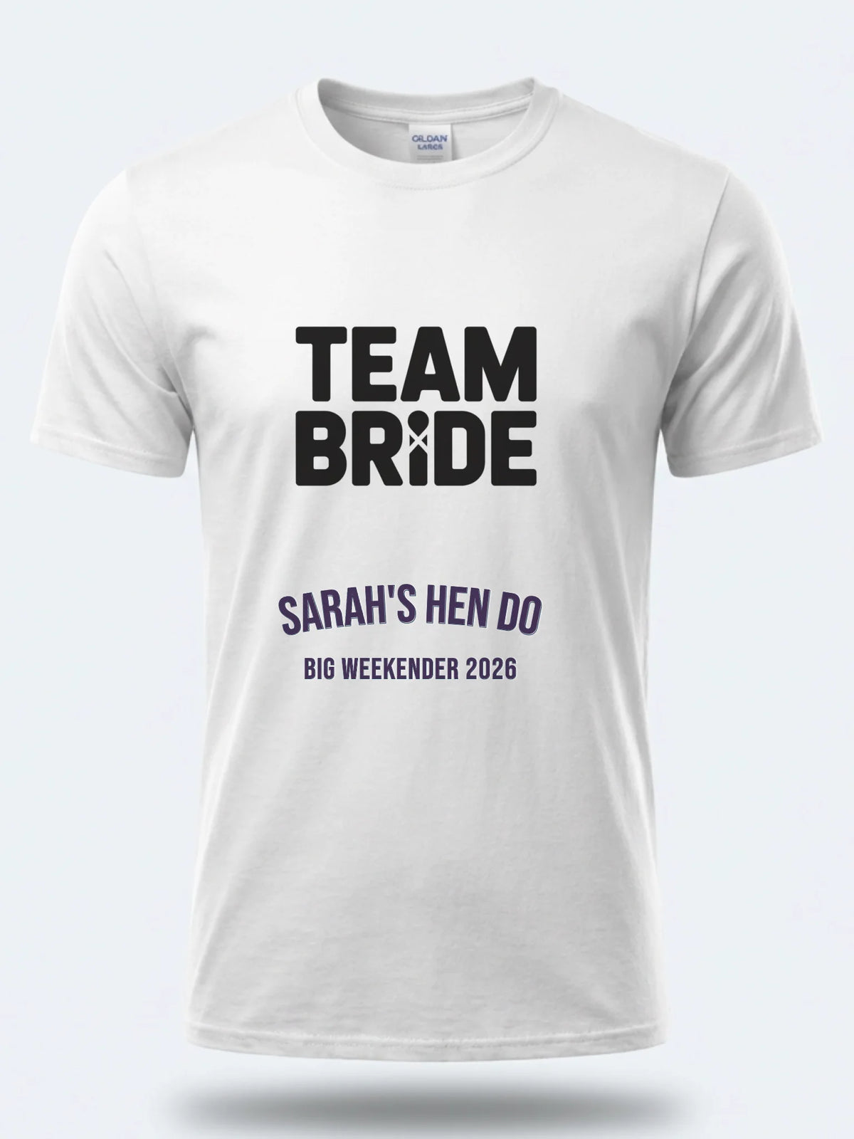 Personalised Weekender Unisex Tee | Bride Tribe | Team Bride | Hen Shirt Dress Loud