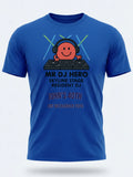 Personalised Weekender Unisex Tee — royal blue tee, front view