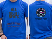 Personalised We Love Ibiza Big Weekender Tee — royal tee