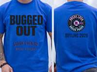 Personalised Bugged Out Big Weekender Tee — royal tee