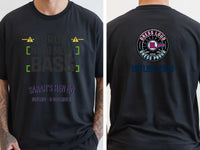 Personalised Bugged Out Big Weekender Tee — black tee