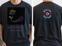 Personalised Don't Tell Mama Big Weekender Tee — black tee