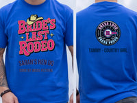 Personalised Country Weekender Tee — royal tee