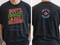 Personalised Country Weekender Tee — black tee