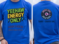 Personalised Country Weekender Tee — royal tee