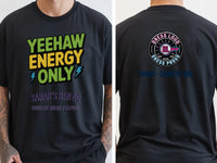 Personalised Country Weekender Tee — black tee