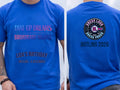 Personalised Back to 2000s Big Weekender Tee — royal tee