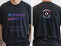 Personalised Back to 2000s Big Weekender Tee — black tee