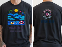 Personalised We Love Ibiza Big Weekender Tee — black tee