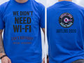 Personalised Back to 2000s Big Weekender Tee — royal tee