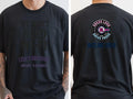 Personalised Back to 2000s Big Weekender Tee — black tee