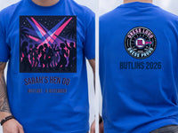 Personalised We Love Ibiza Big Weekender Tee — royal tee