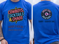 Personalised Country Weekender Unisex Tee — royal tee