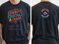 Personalised Country Weekender Unisex Tee — black tee