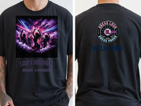 Personalised Back to 2000s Big Weekender Tee — black tee