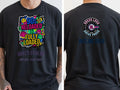 Personalised 90s Reloaded Big Weekender Tee — black tee
